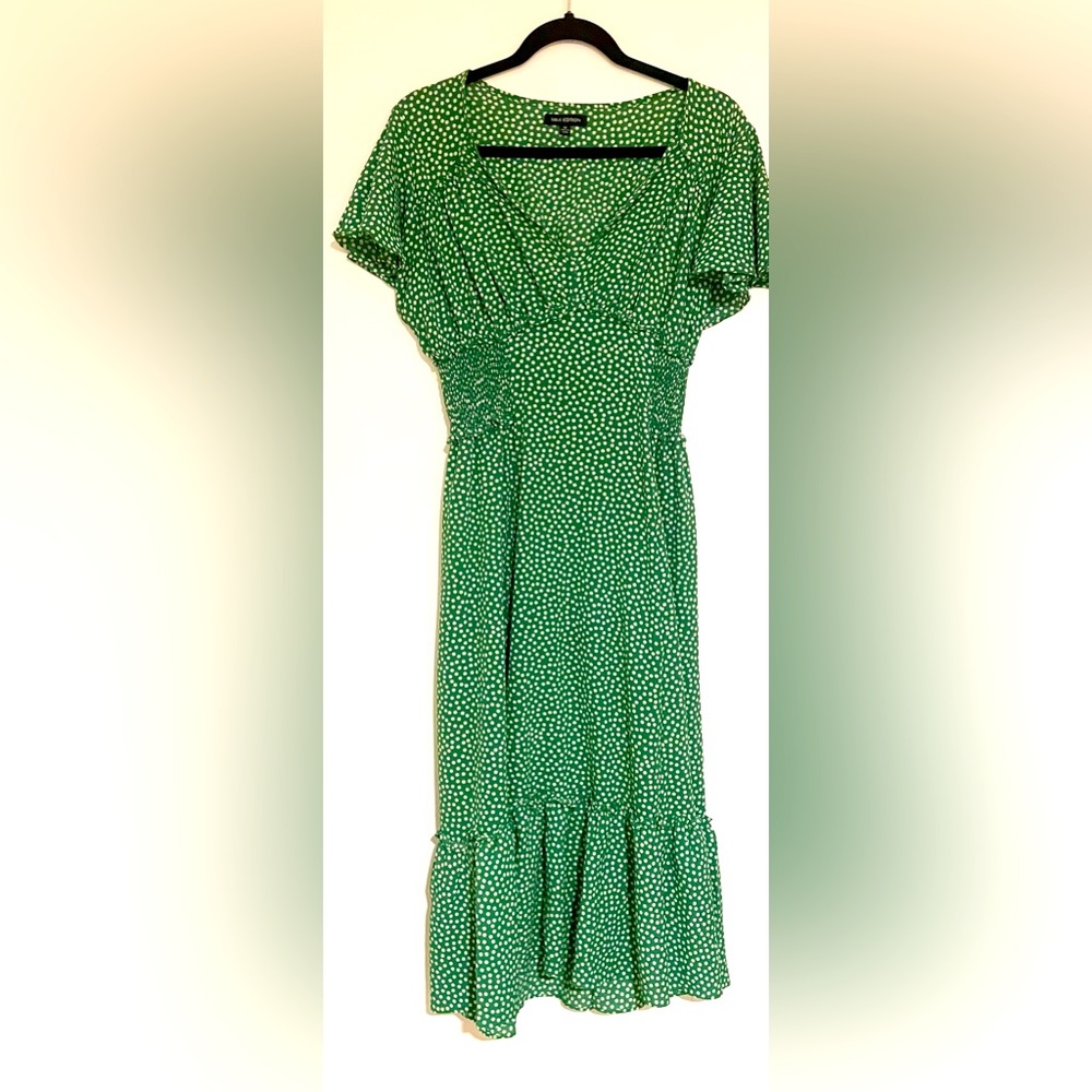 Max Edition Flutter Sleeve Midi Dress Size M